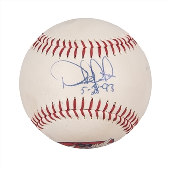 1993 Derek Jeter Minor League Era Signed Baseball (PSA/DNA)